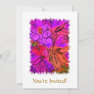 CROCUSES INVITATION