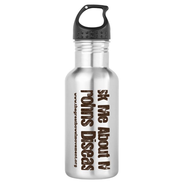 Crohn's Disease 710 Ml Water Bottle (Front)