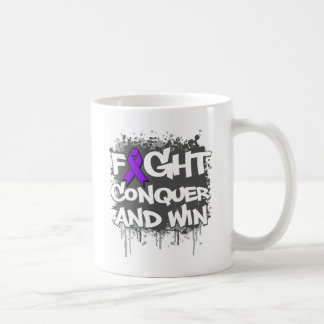 Crohn's Disease Fight Conquer and Win Coffee Mug