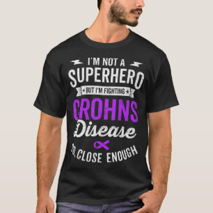 Crohn's Disease Warrior Survivor Awareness Support T-Shirt