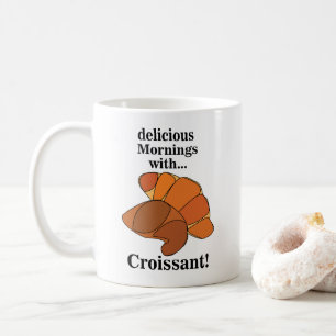Croissant Breakfast Food Coffee Mug