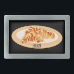 Croissant cartoon illustration  belt buckle<br><div class="desc">Croissant cartoon illustration</div>