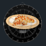 Croissant cartoon illustration  dartboard<br><div class="desc">Croissant cartoon illustration</div>