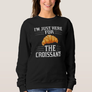 Croissant Chocolate Sandwiches Breakfast Bread Sweatshirt