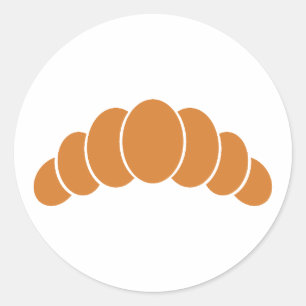 Croissant Classic Round Sticker