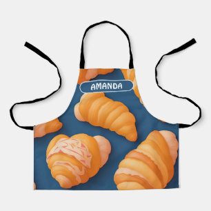 Croissant Geometric Colourful Personalised Pattern Apron