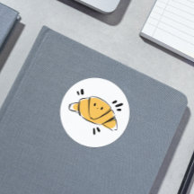 Croissant Ink Sketch 