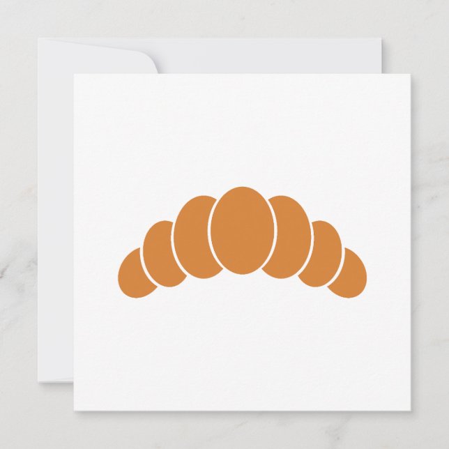 Croissant Invitation (Front)