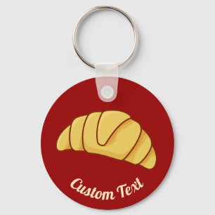 Croissant Keychain
