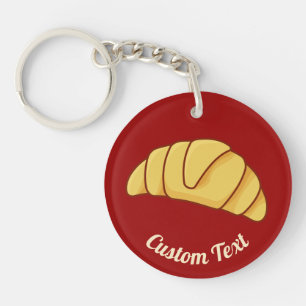 Croissant Keychain