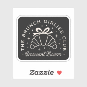 Croissant lover brunch girlies club coquette
