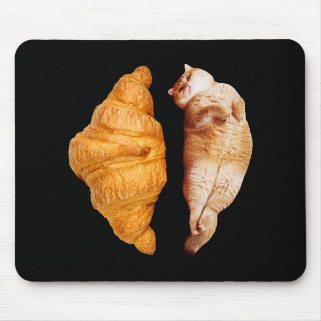Croissant Mouse Pad (Front)