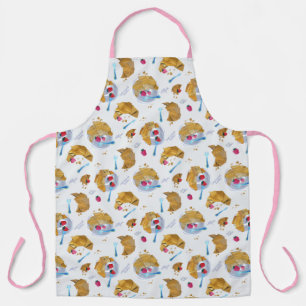Croissant pattern apron