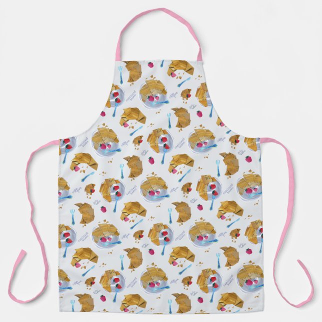 Croissant pattern apron (Front)