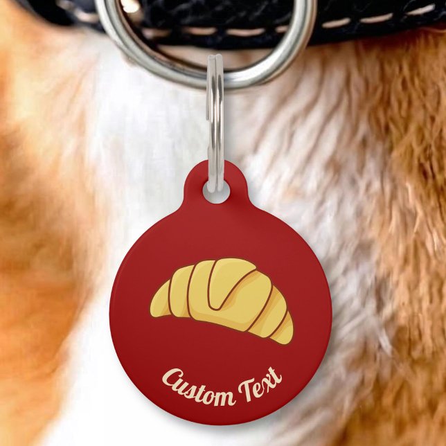 Croissant Pet ID Tag (Creator Uploaded)