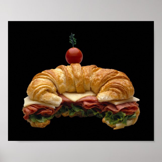 Croissant Sandwich Poster (Front)