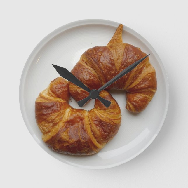 Croissant Wall Clock (Front)