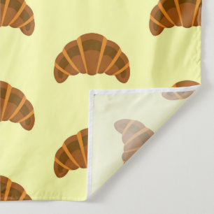 Croissants Lovers Light Yellow France French Food Tapestry