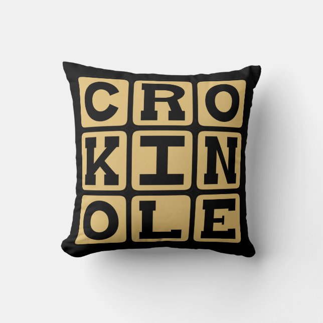 Crokinole, Board Game Cushion (Front)