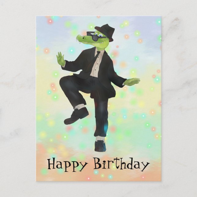 Croko Blues Brothers postcard (Front)