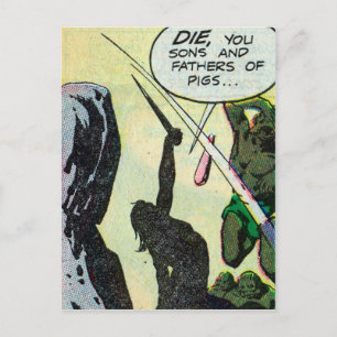 Crom and the Spider God of AKKA Postcard #1 of 3