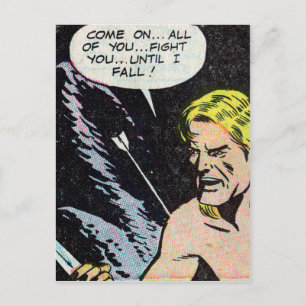 Crom and the Spider God of AKKA Postcard #2 of 3