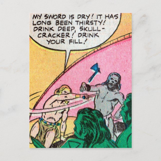 Crom the Barbarian Postcard #2 of 3 (Front)