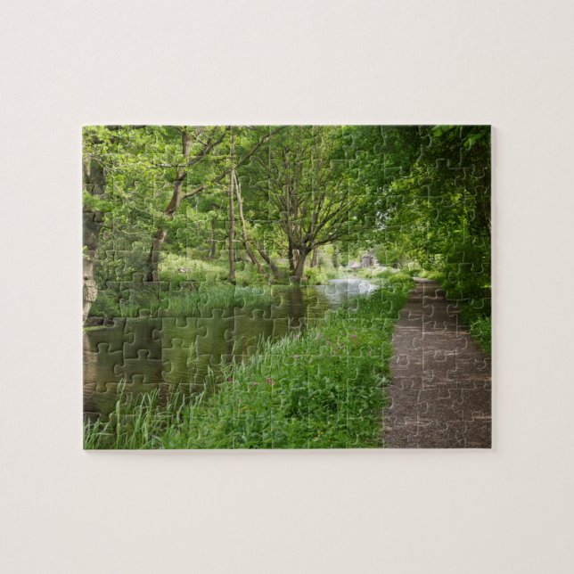 Cromford Canal in Derbyshire Jigsaw Puzzle (Horizontal)