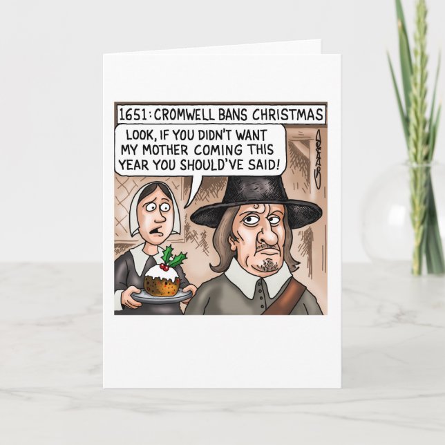 Cromwell bans Christmas Holiday Card (Front)