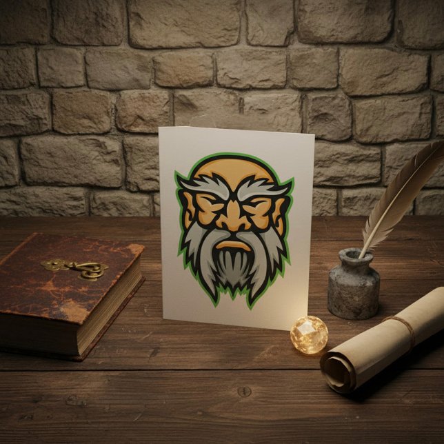 Cronos Greek God Grey Beard Invitation (Creator Uploaded)