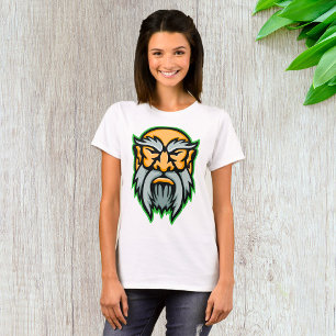 Cronos Greek God Grey Beard T-Shirt