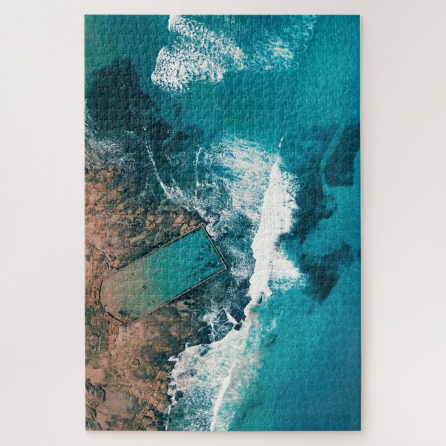 Cronulla Beach Ocean Pool Sydney Australia Jigsaw Puzzle (Vertical)