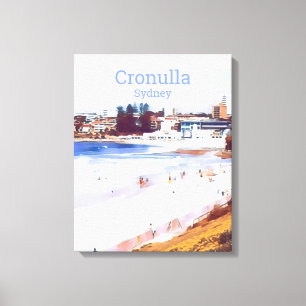 Cronulla beach suburb of Sydney travel print