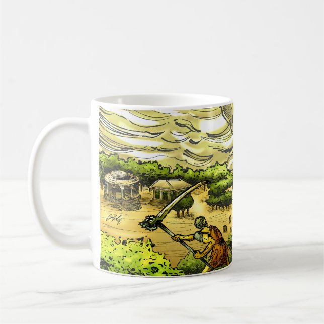 Cronus Attacks Uranus Coffee Mug (Left)