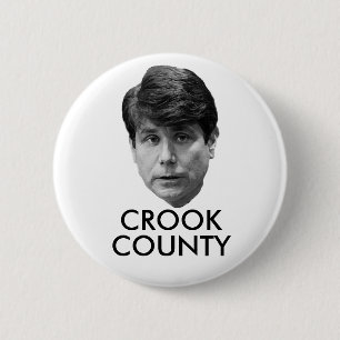CROOK COUNTY 6 CM ROUND BADGE