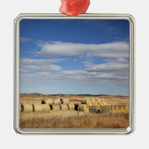 Crook County, Hay Bales Metal Tree Decoration