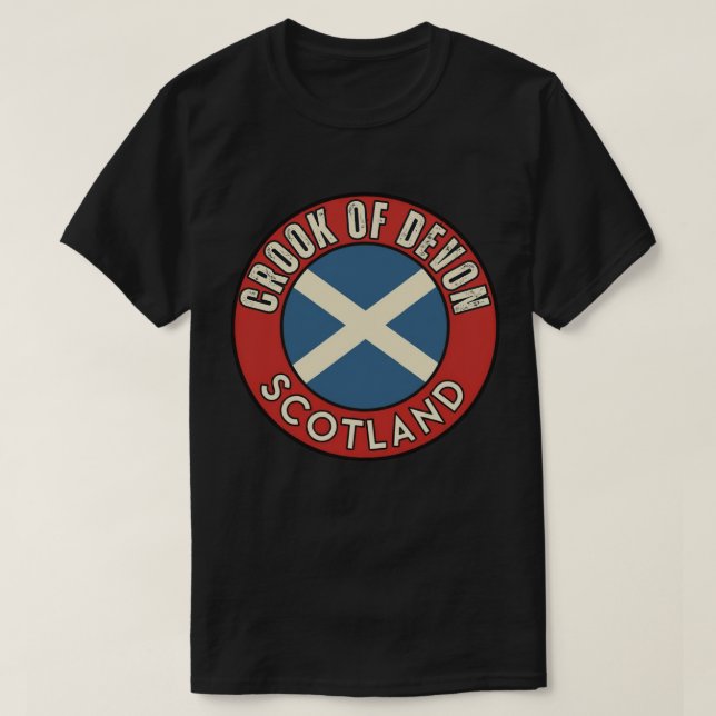 Crook of Devon, Scotland T-Shirt (Design Front)