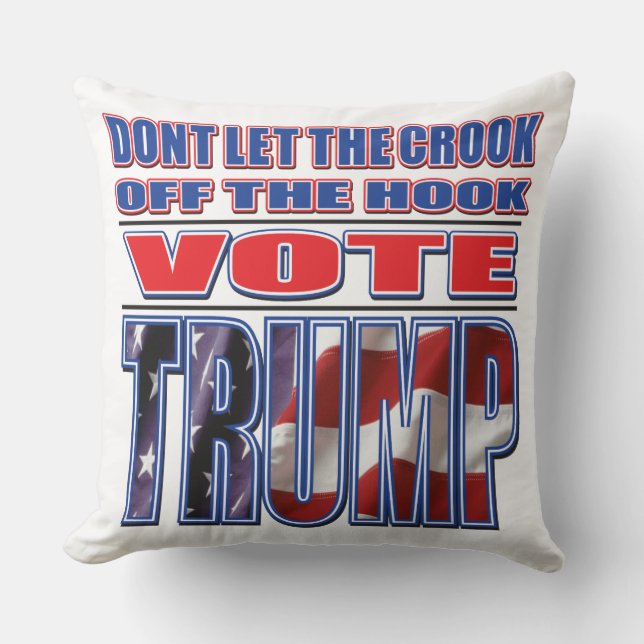 Crook-off-the-Hook Cushion (Front)