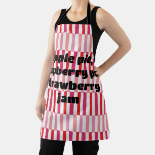 Crooked Candy Canes Apron