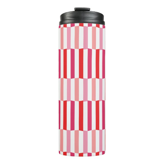 Crooked Candy Canes  Thermal Tumbler (Front)