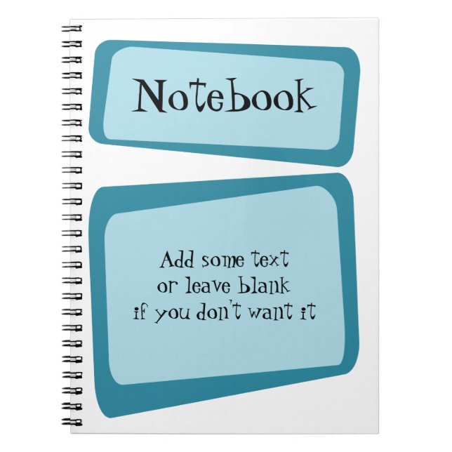 Crooked squares Notebook (Front)