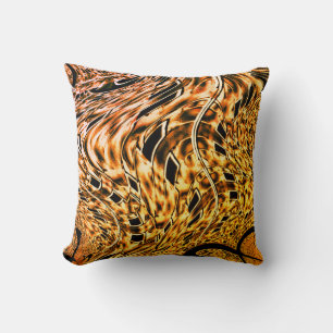 Crooked with a light shade of coral to gold cushion
