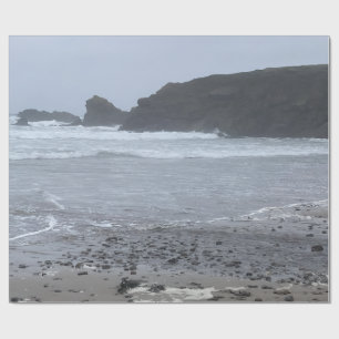 crooklets beach wrapping paper