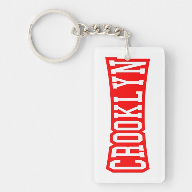 CROOKLYN, NYC KEY RING (Front)