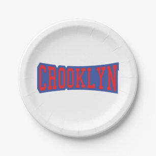 CROOKLYN, NYC PAPER PLATE