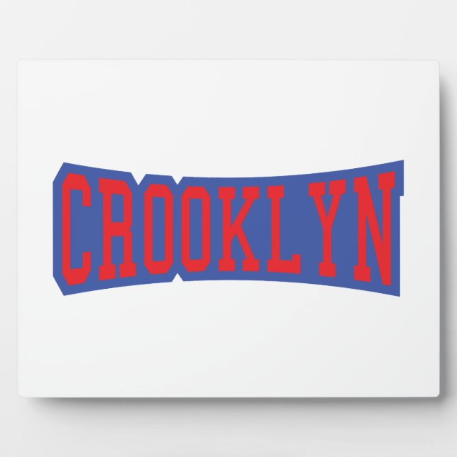 CROOKLYN, NYC PLAQUE (Front)