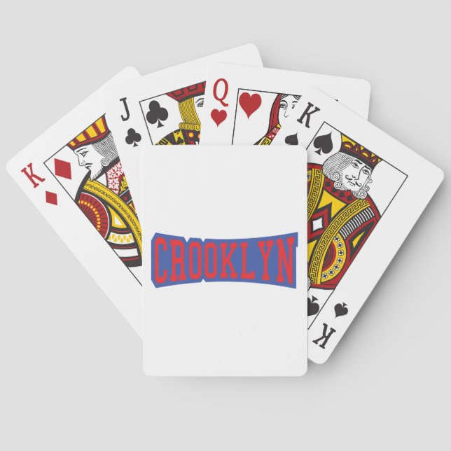 CROOKLYN, NYC PLAYING CARDS (Back)