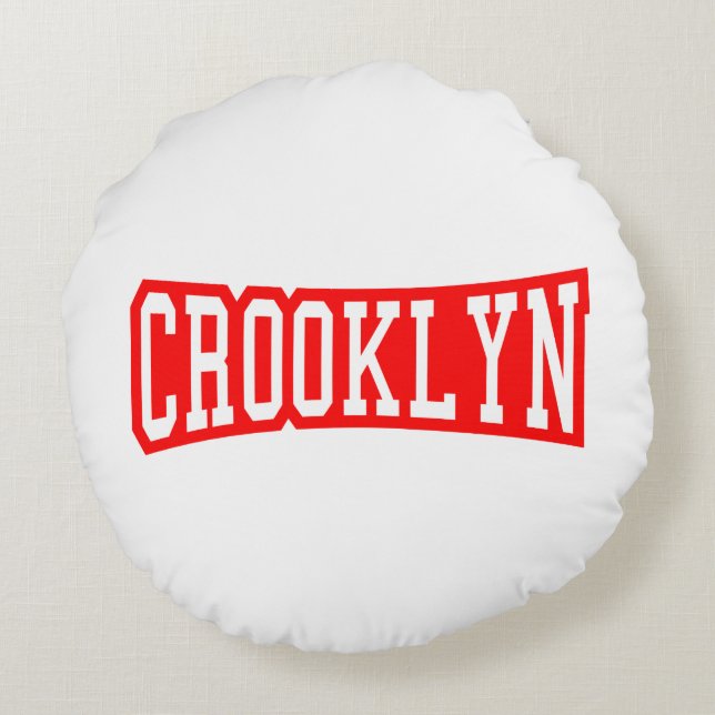 CROOKLYN, NYC ROUND CUSHION (Back)