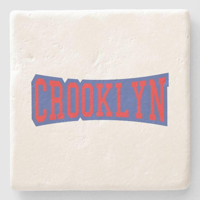 CROOKLYN, NYC STONE COASTER (Front)