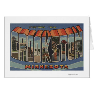 Crookston, Minnesota - Large Letter Scenes